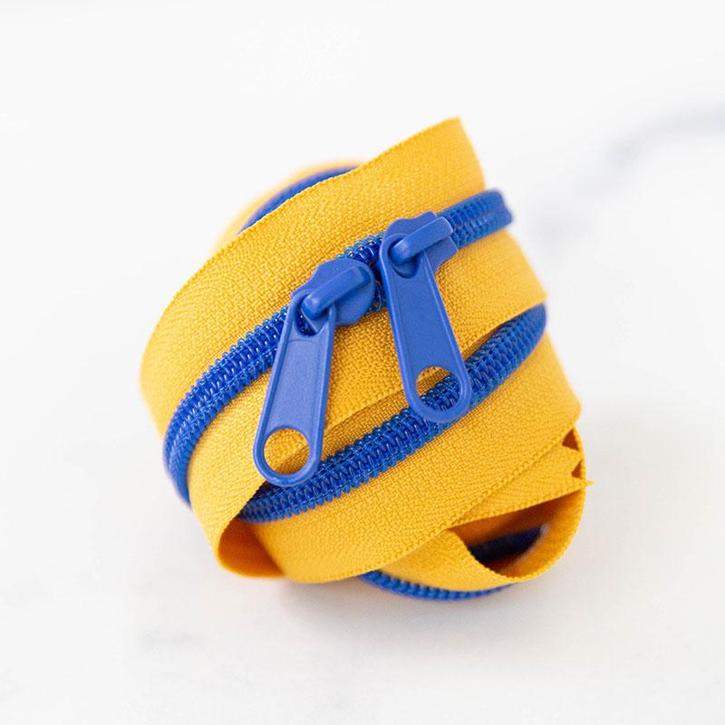 30" Size #5 Double Pull Zipper - Mustard | Stitch Supply Co.