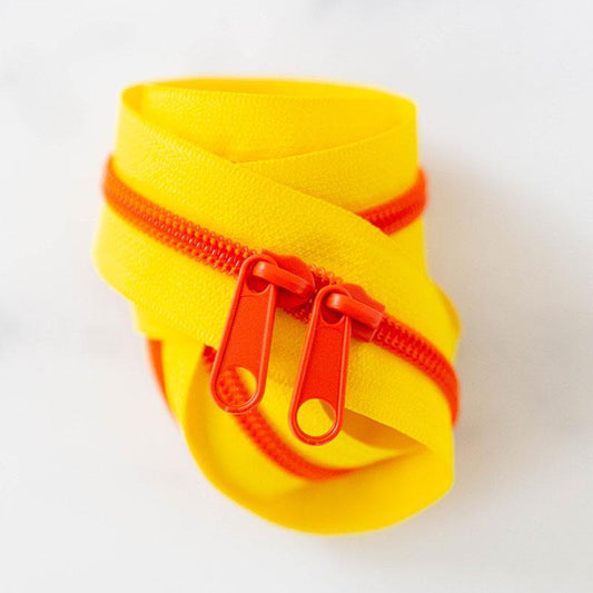 30" Size #5 Double Pull Zipper - Citrus | Stitch Supply Co.