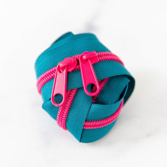 30" Size #5 Double Pull Zipper - Electric Youth | Stitch Supply Co.