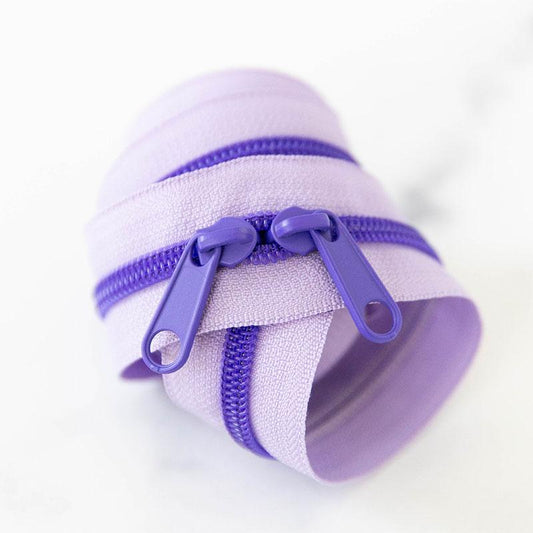 30" Size #5 Double Pull Zipper - Daphne | Stitch Supply Co.
