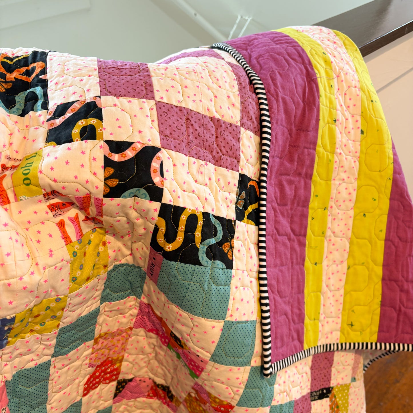 Eloise Throw Quilt in Ooh Lucky Lucky