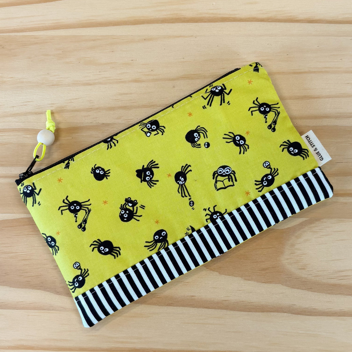 Pop Star Zip Pouch - Spider Sense in Citron
