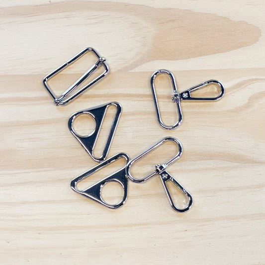 1 1/2 -inch Bag Hardware Kit with Triangle Rings
