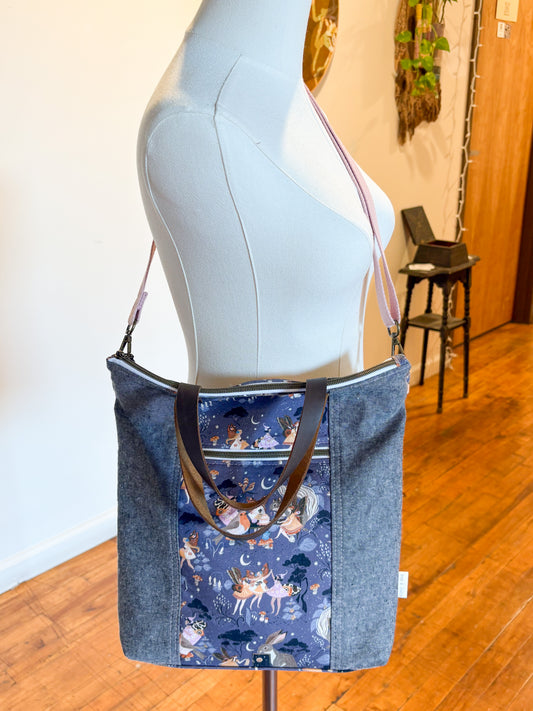 Redwood Tote in Purple Fairy Solstice