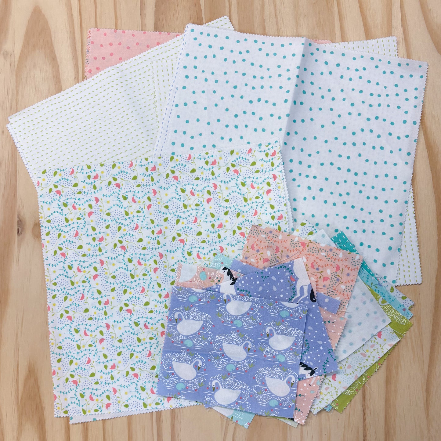 Fabric Destash Scrap Quilting Cotton Bundles, Pre-Made and Sold by Weight - Volume 1