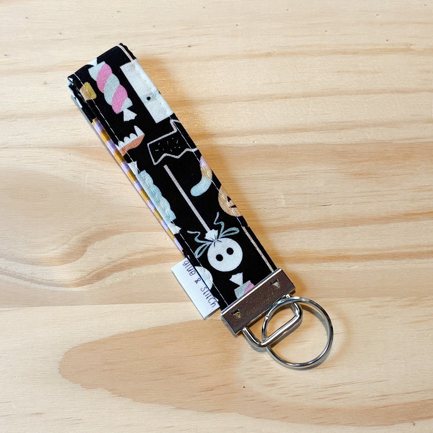 Halloween Treats and Striped Key Fob