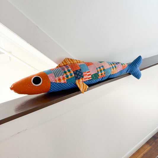 Stuffed 36" Sardine Pillow - Chet