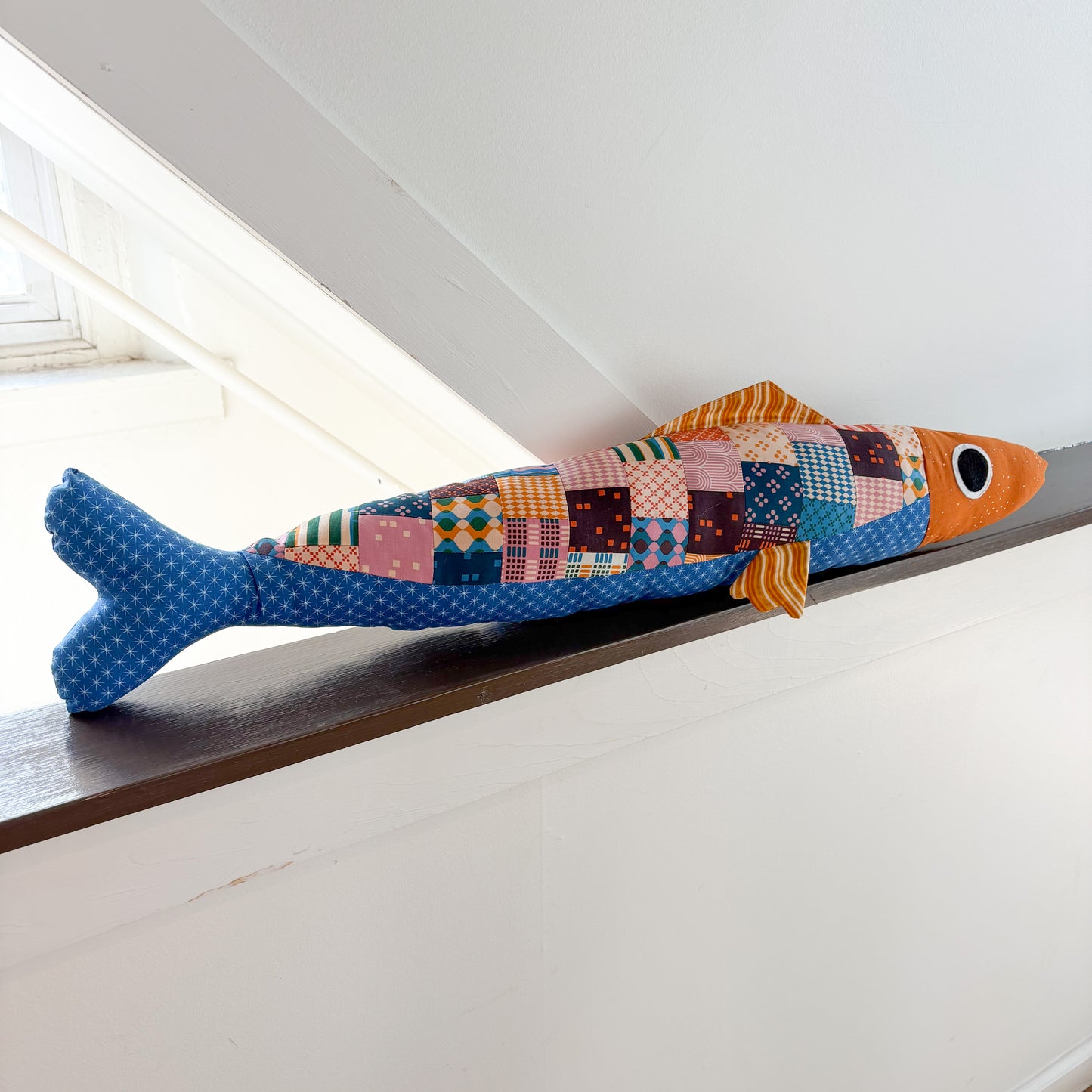Stuffed 36" Sardine Pillow - Chet