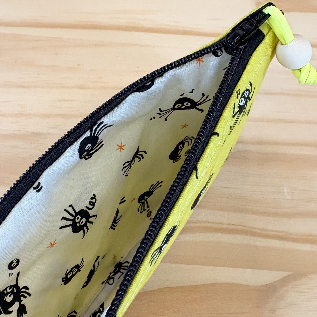Pop Star Zip Pouch - Spider Sense in Citron