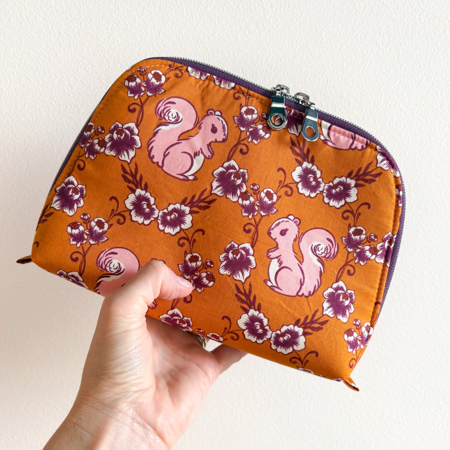 Large Honeycomb Case in Reading Nook Squirrels