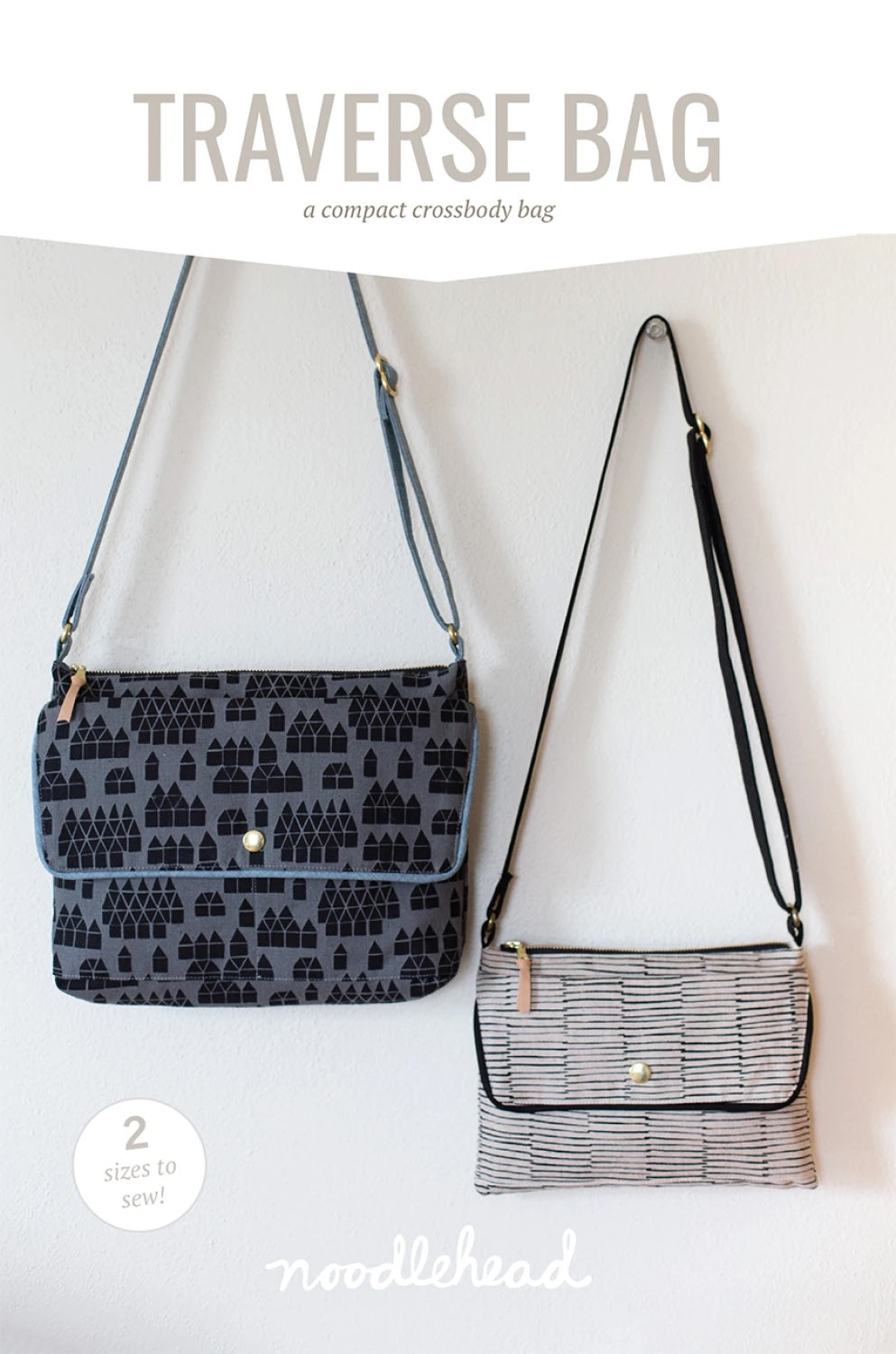 Traverse Bag by Noodlehead - Printed Paper Pattern