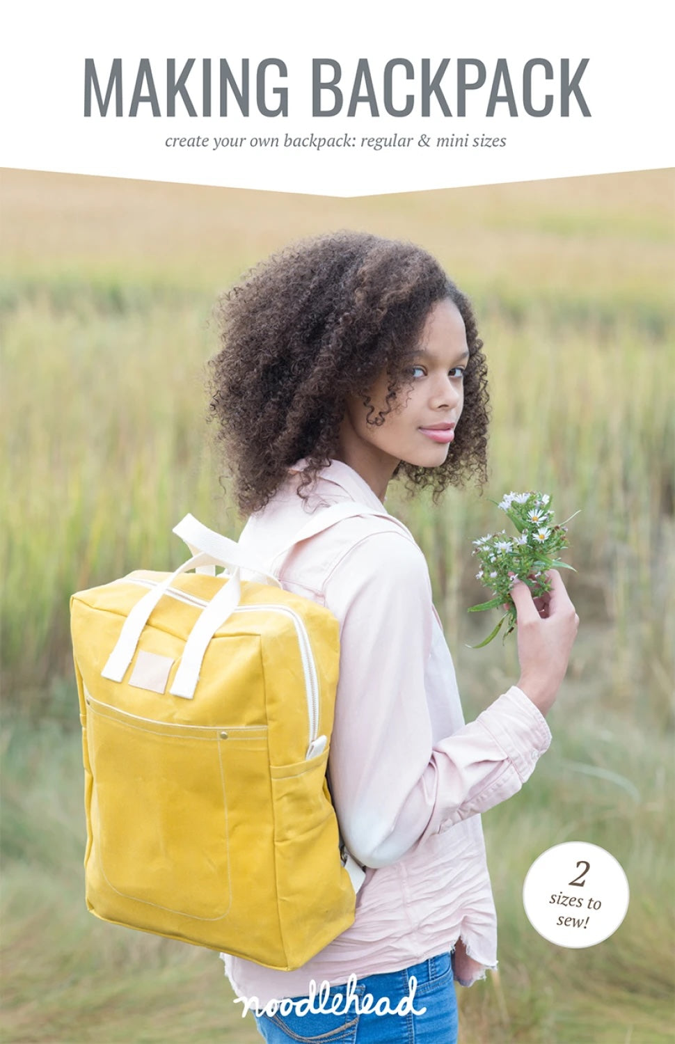 Making Backpack by Noodlehead - Printed Paper Pattern