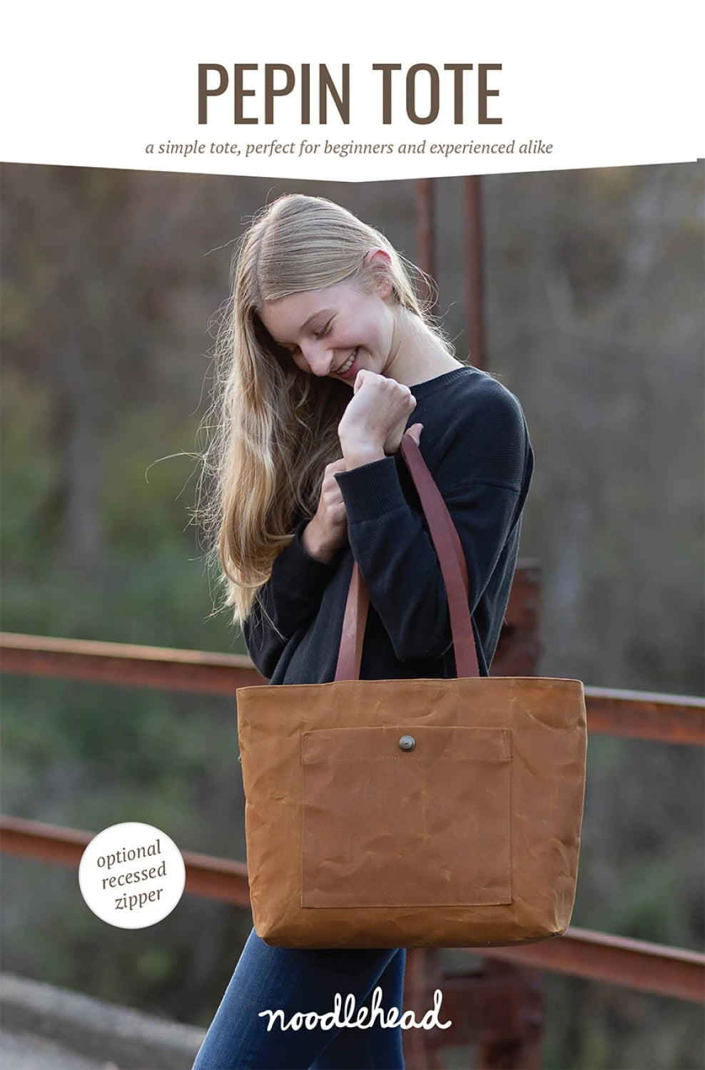 Pepin Tote by Noodlehead - Printed Paper Pattern