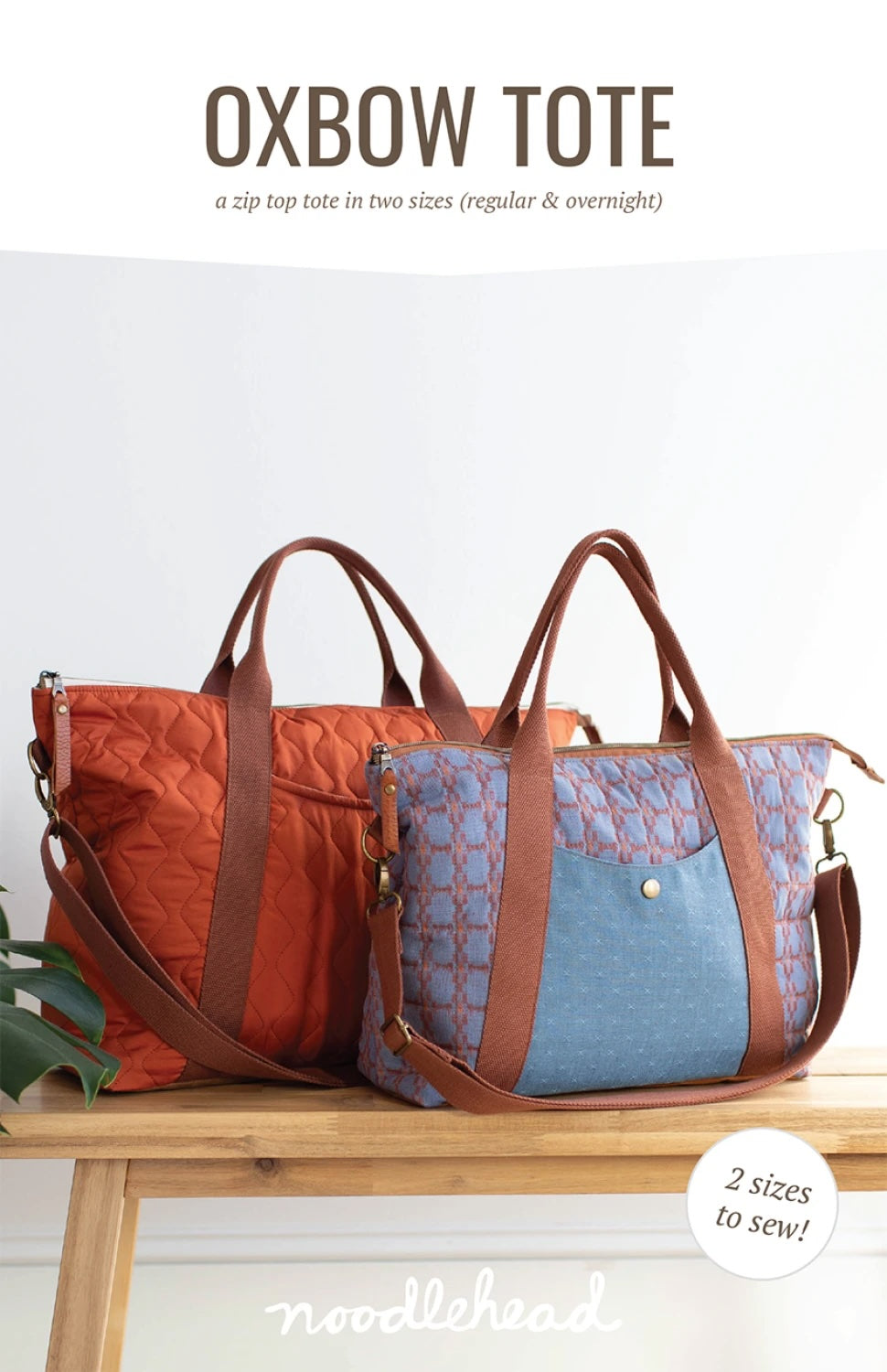Oxbow Tote by Noodlehead - Printed Paper Pattern