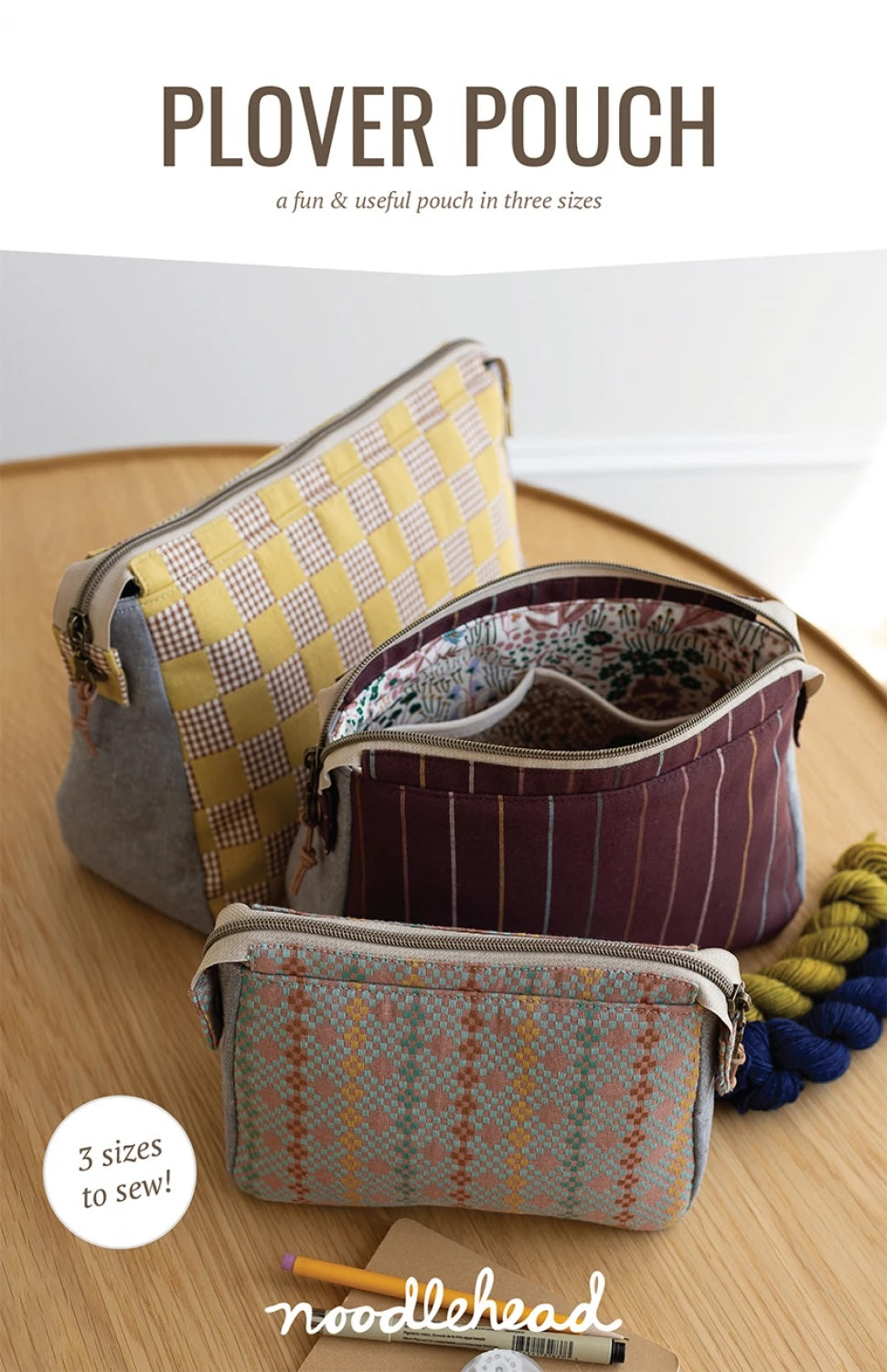 Plover Pouch by Noodlehead - Printed Paper Pattern