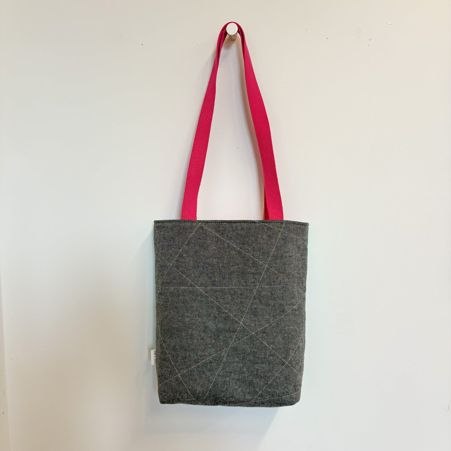 Knit and Nibble Small Quilted Tote