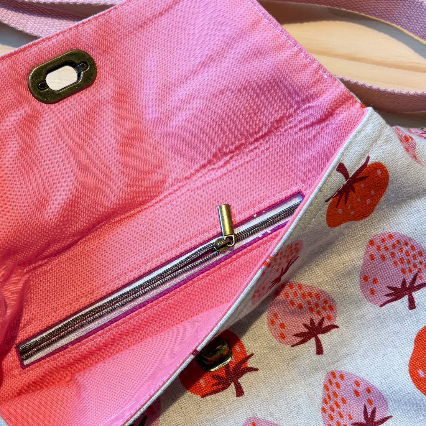 Haralson Belt Bag in Strawberry Canvas