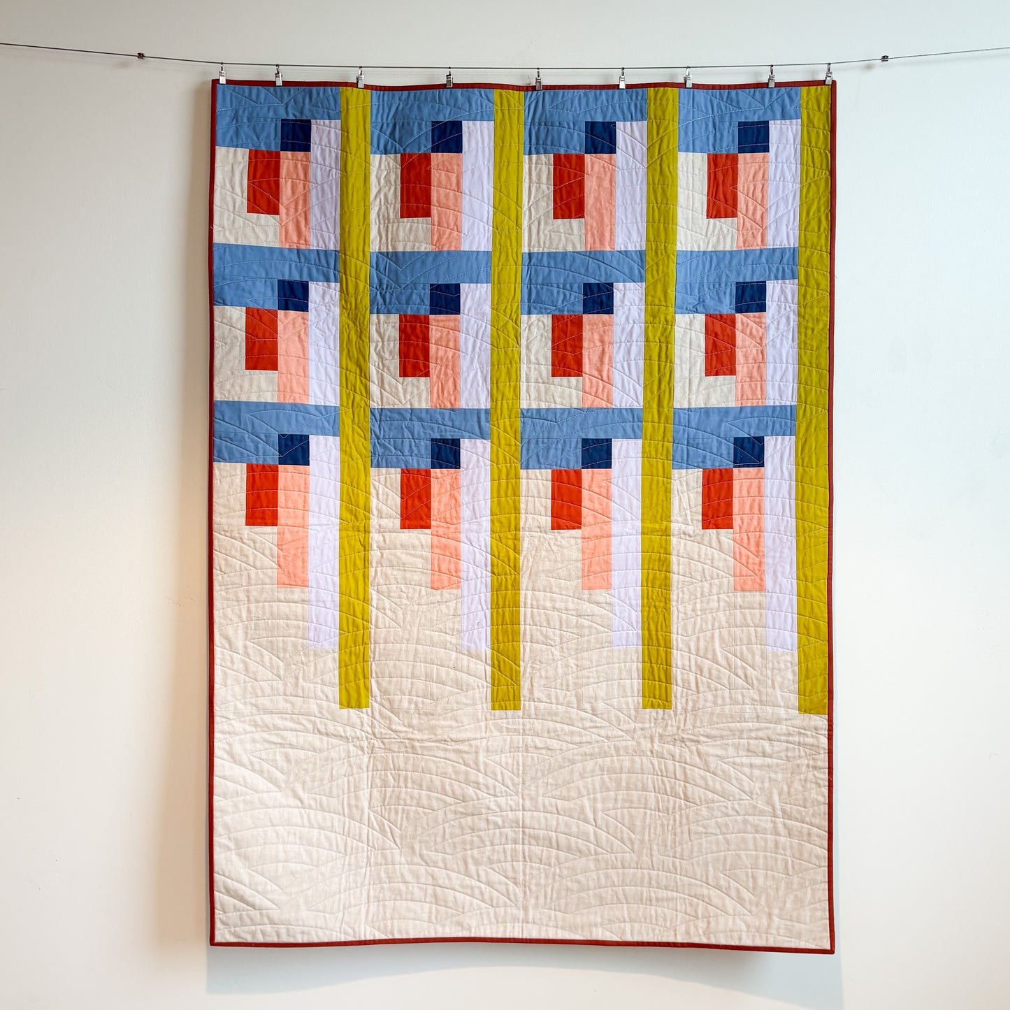 Landmark Small Throw Quilt in Desert Bloom