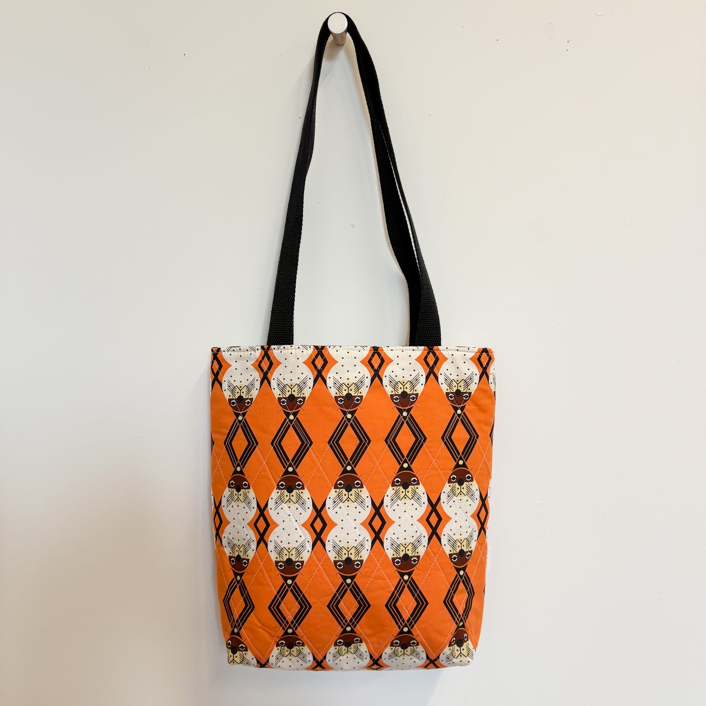 Glacier Bay Harbor Seal Small Quilted Tote