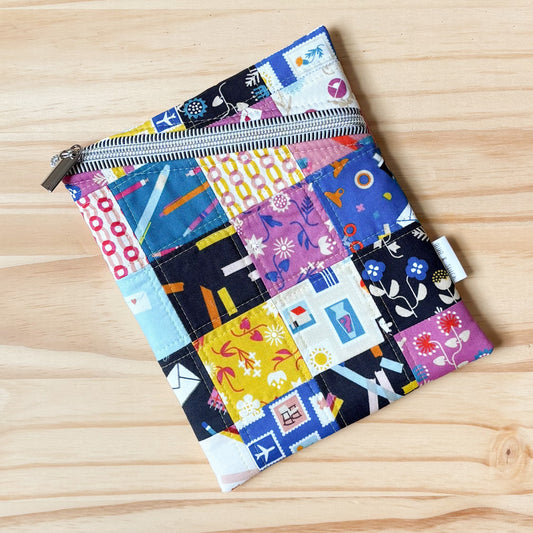 Patchwork Reader Sleeve in Salutations 2
