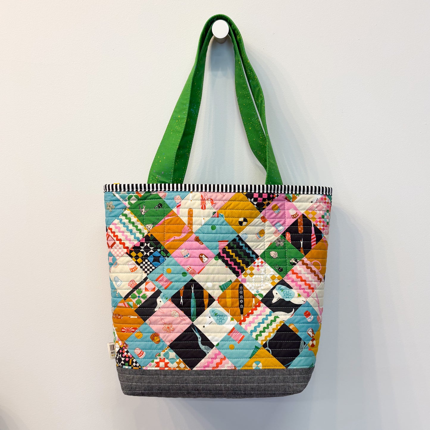 Call Me Crafty Reversible Quilted Tote