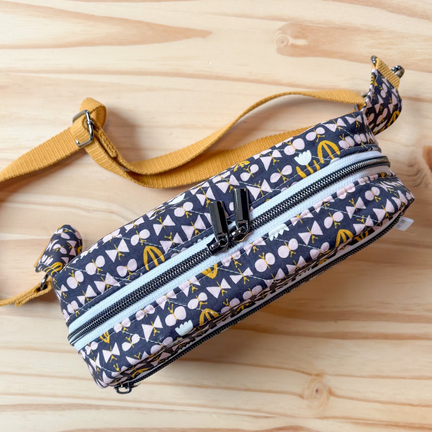 Emerson Crossbody in Soft Black Butterflies