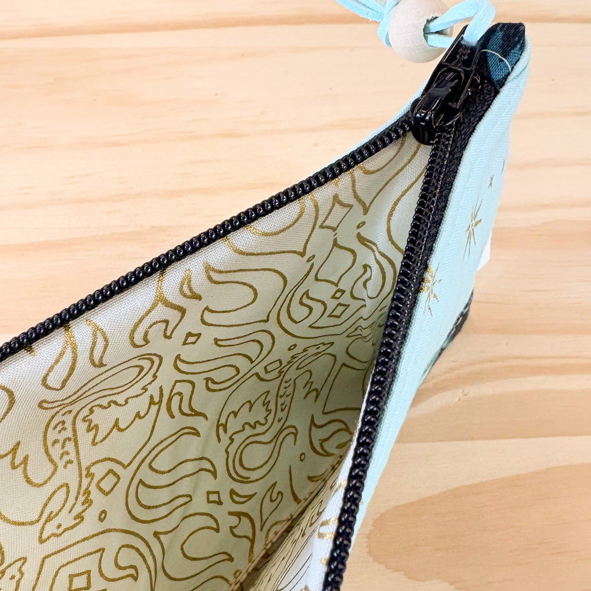 Pop Star Zip Pouch -  Fireglow Blue Dragons