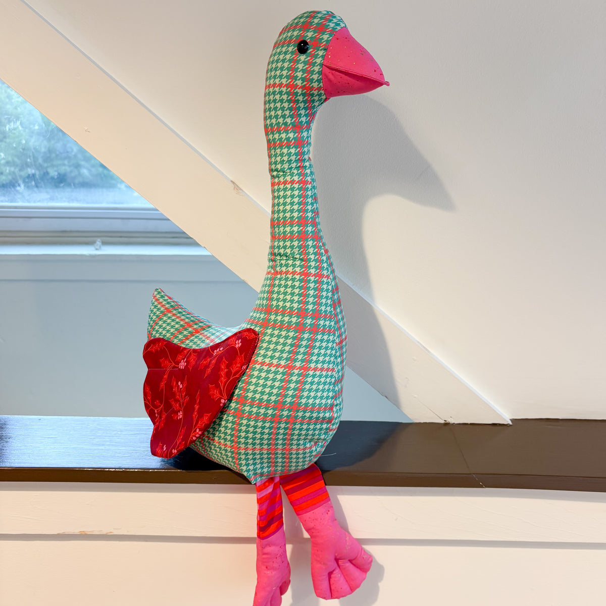 Merryweather the Goose – Large Handmade Plush Decoration