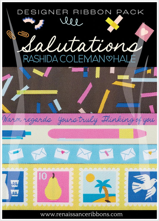 Salutations Ribbon Collection by Rashida Coleman-Hale of Ruby Star Society