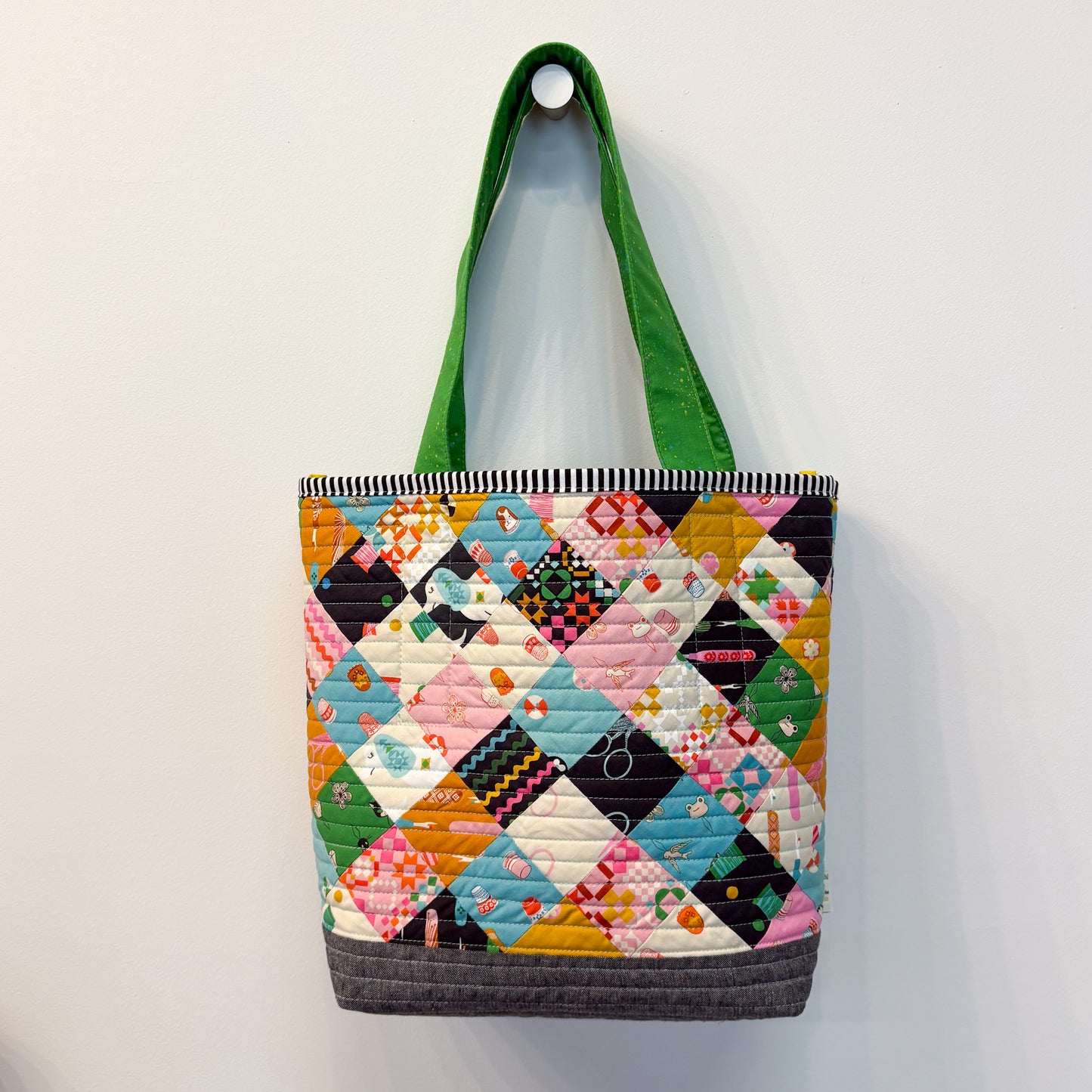 Call Me Crafty Reversible Quilted Tote