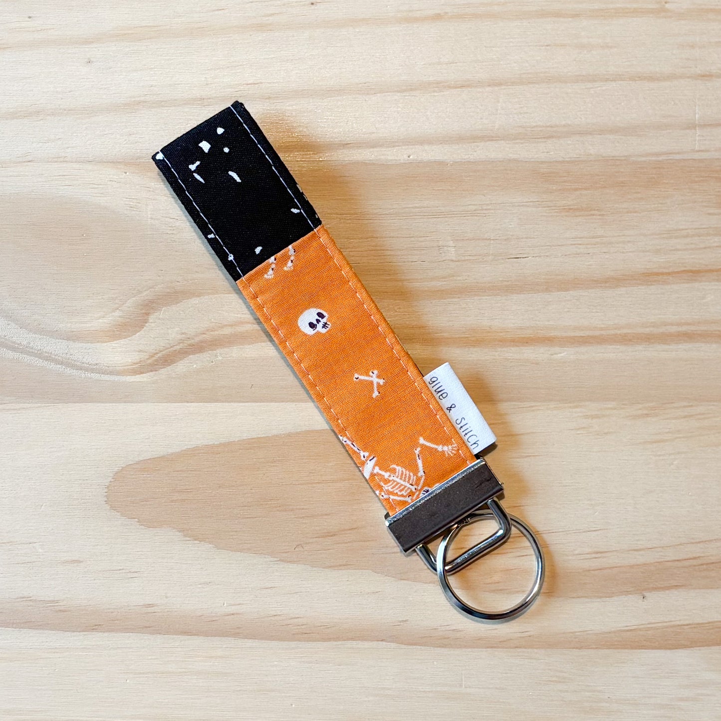 Skeleton Dance Party Key Fob