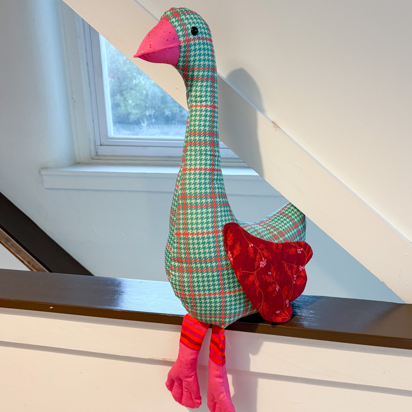 Merryweather the Goose – Large Handmade Plush Decoration