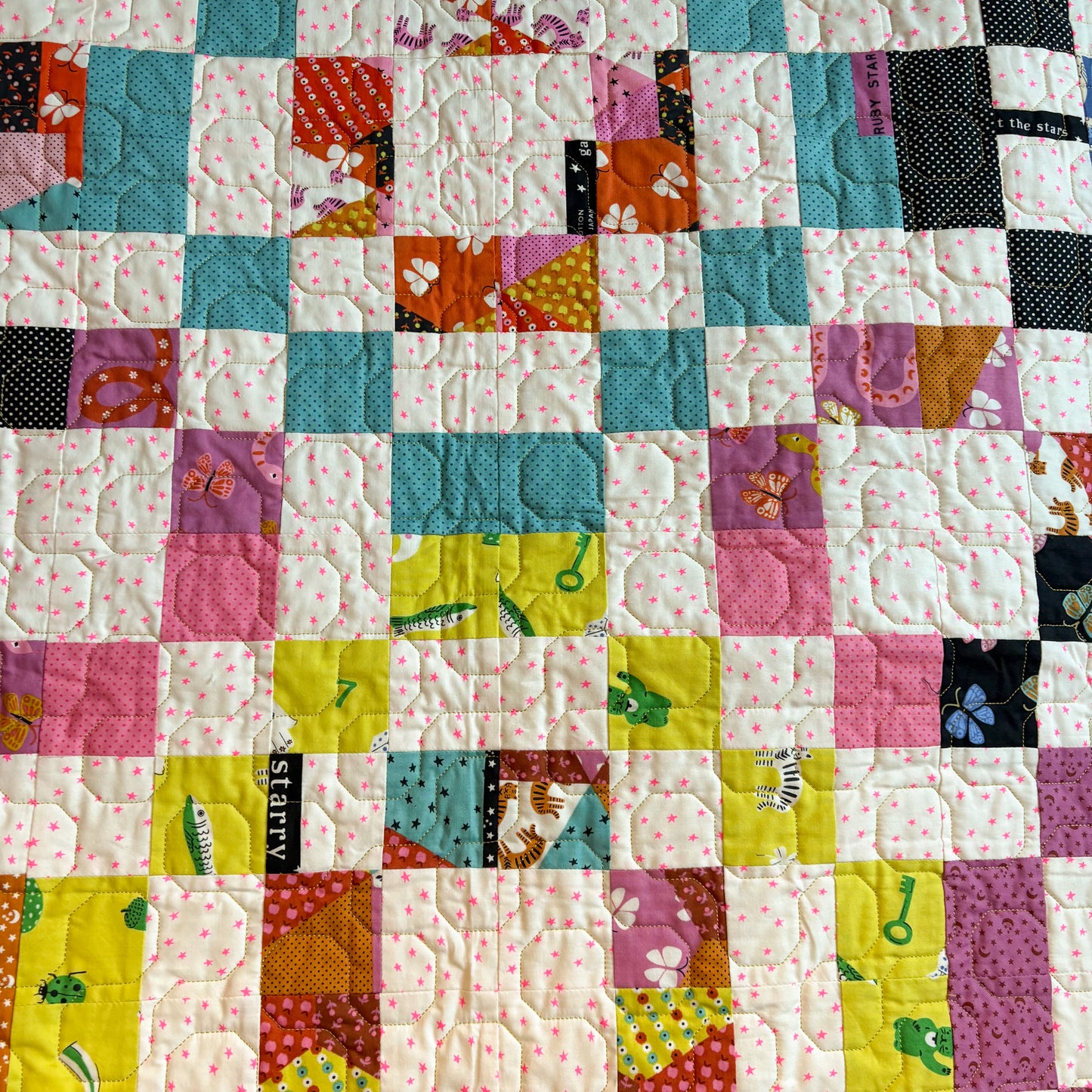 Eloise Throw Quilt in Ooh Lucky Lucky