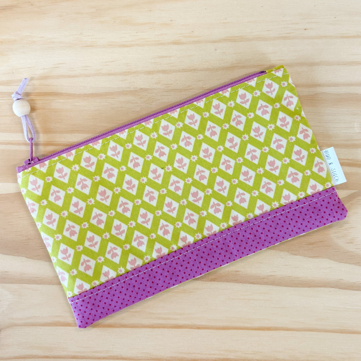 Pop Star Zip Pouch -  Favorite Flowers