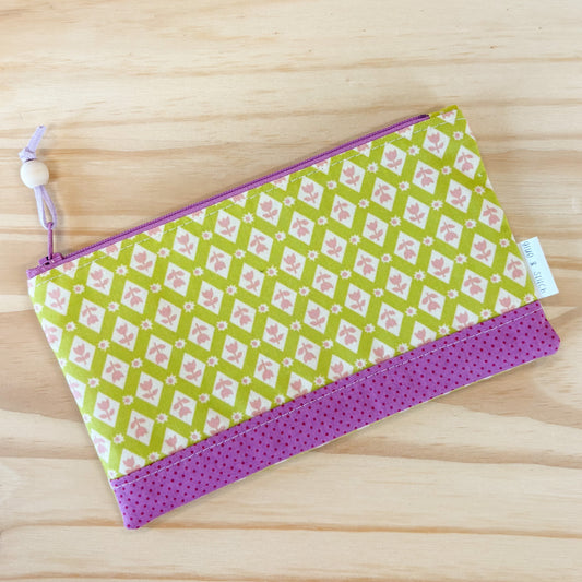 Pop Star Zip Pouch -  Favorite Flowers