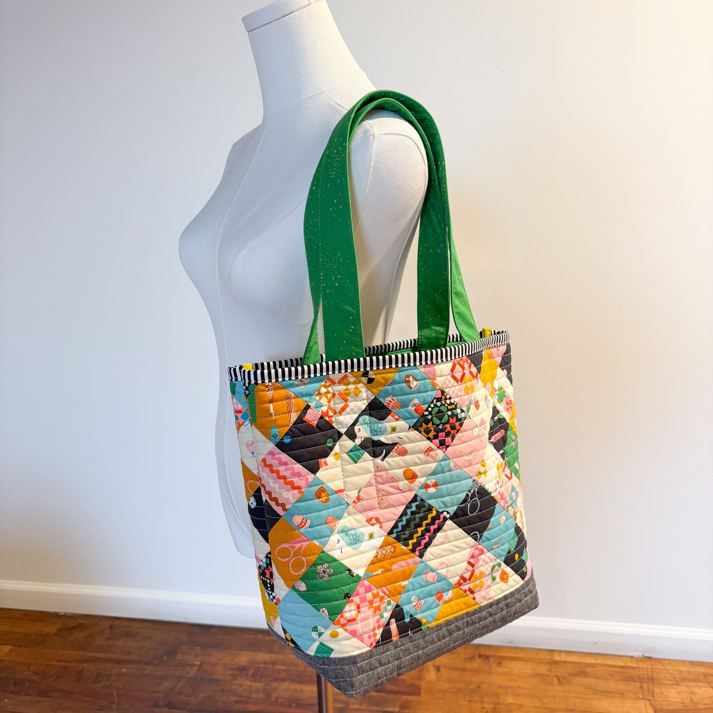 Call Me Crafty Reversible Quilted Tote