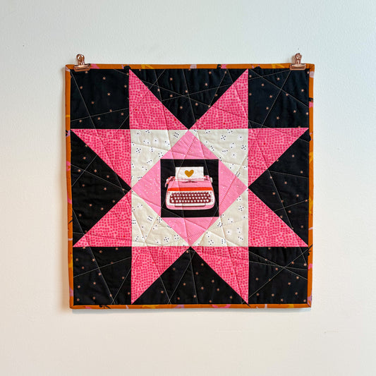 Writer's Block Mini Wall Hanging