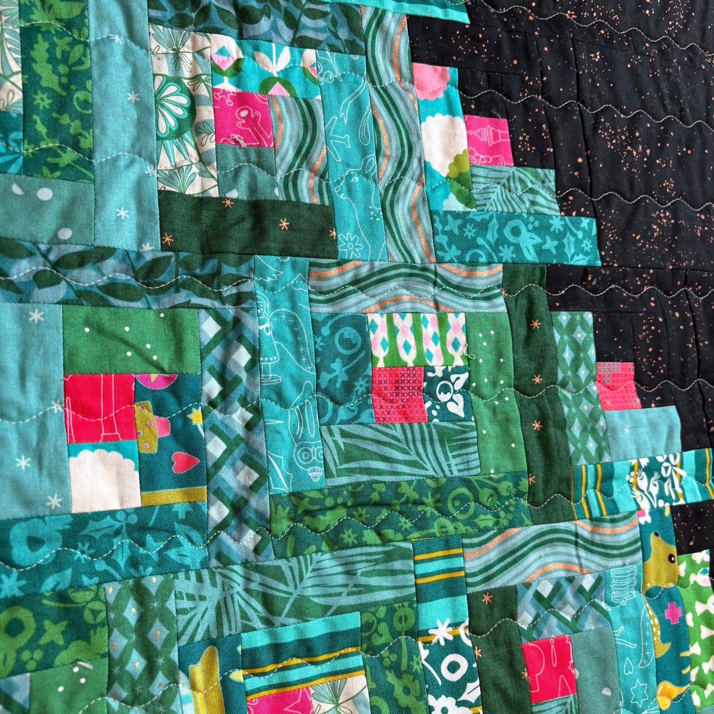 Scrappy Mini Christmas Tree Wall Hanging