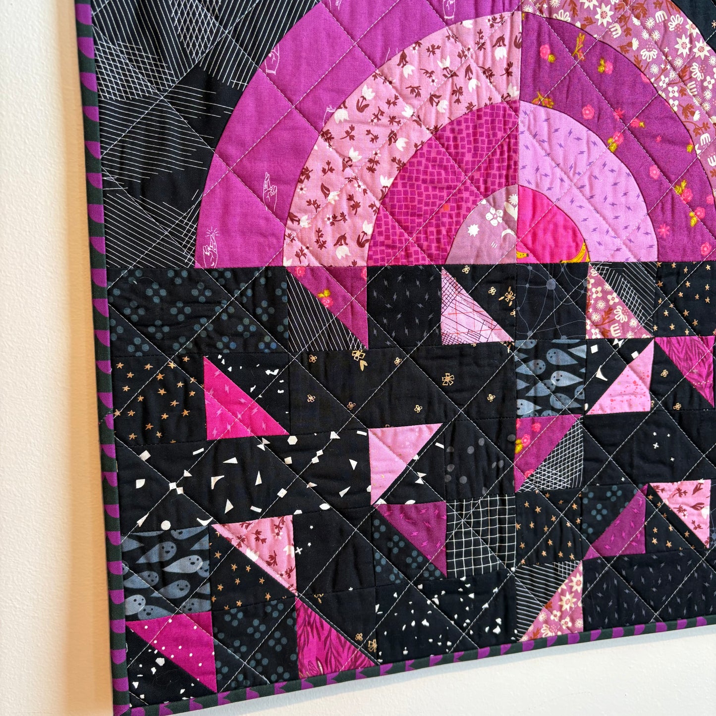 Twilight Falls Rainbow Mini Wall Hanging