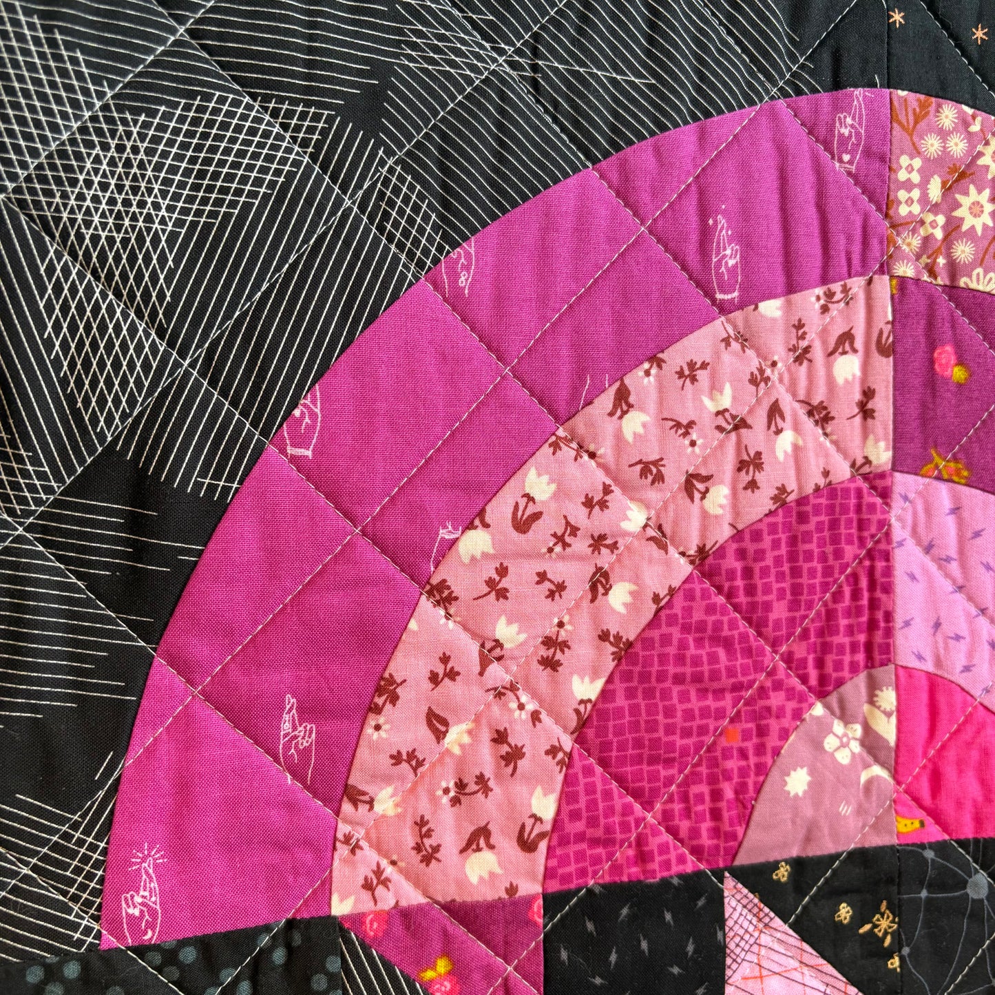 Twilight Falls Rainbow Mini Wall Hanging