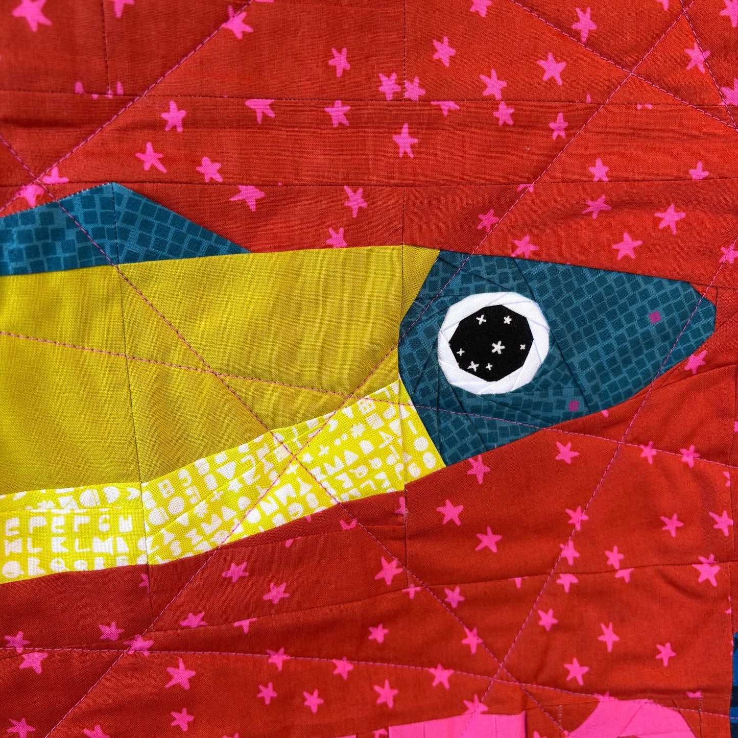 Sardine Tin Quilted Wall Hanging