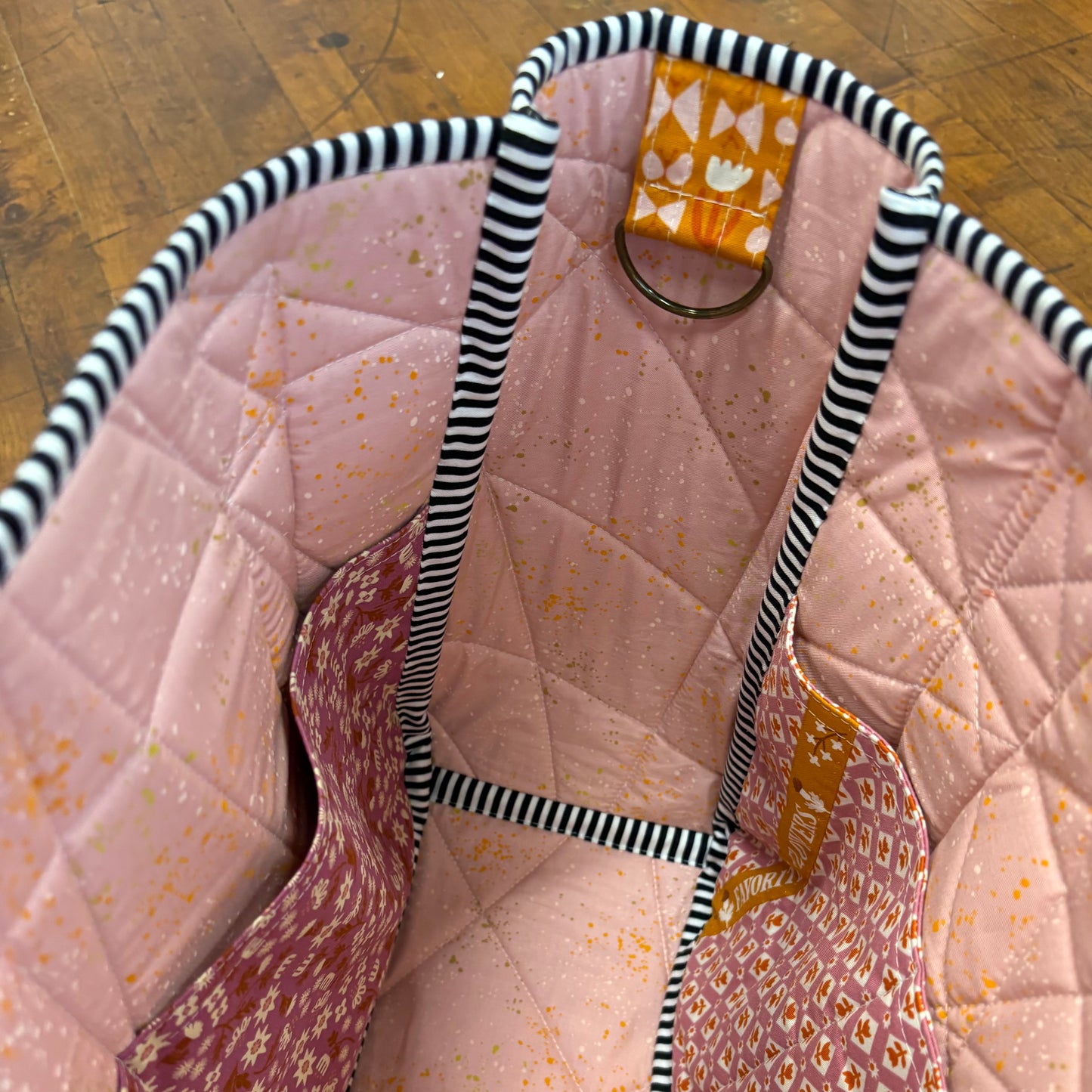 Night Garden Stitch and Stash Tote