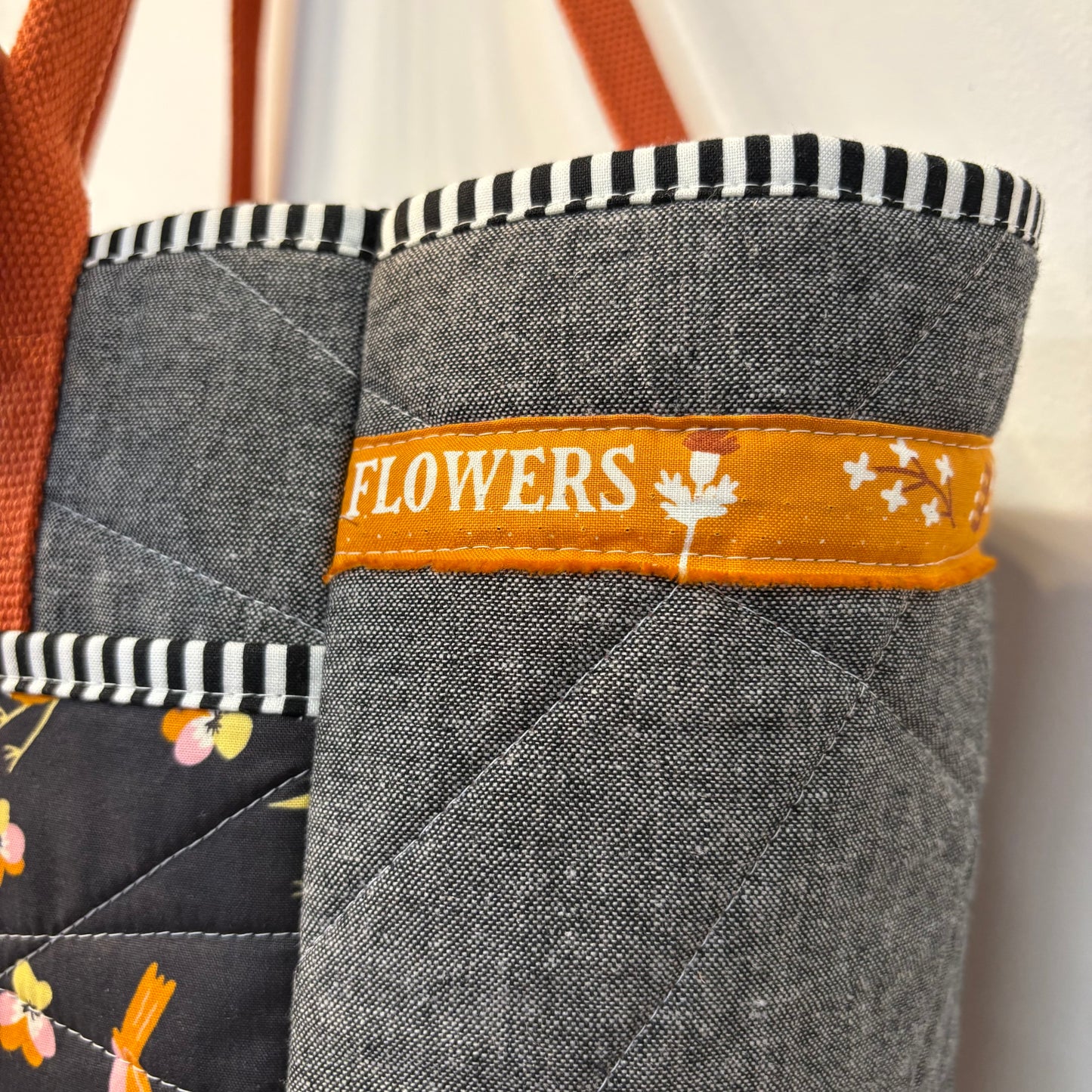 Night Garden Stitch and Stash Tote