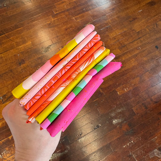 Curated Ruby Star Poolside + Blender Fat Quarter Bundle, Neon Picnic