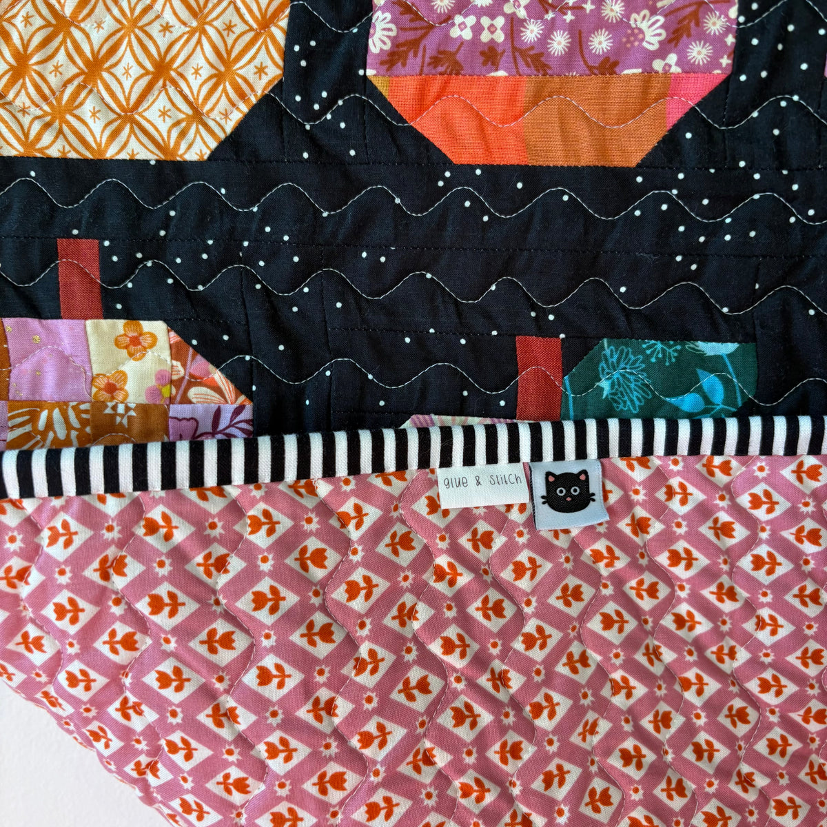 Scrappy Mini Pumpkin Wall Hanging