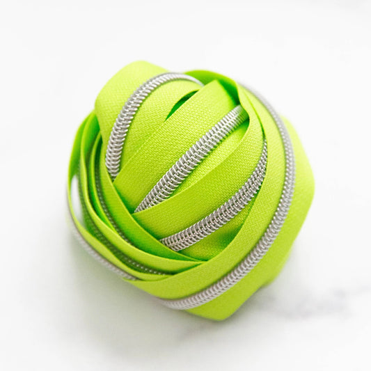 Granny Smith #5 Zipper Tape by the Yard