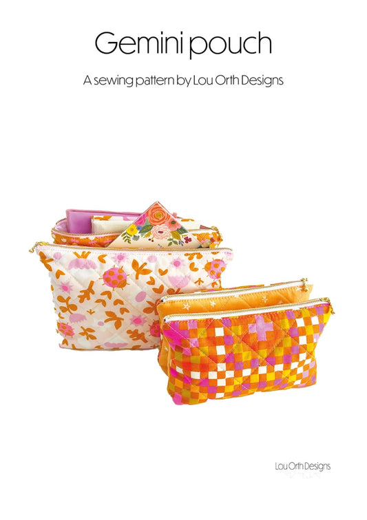 Gemini Pouch - Printed Paper Pattern