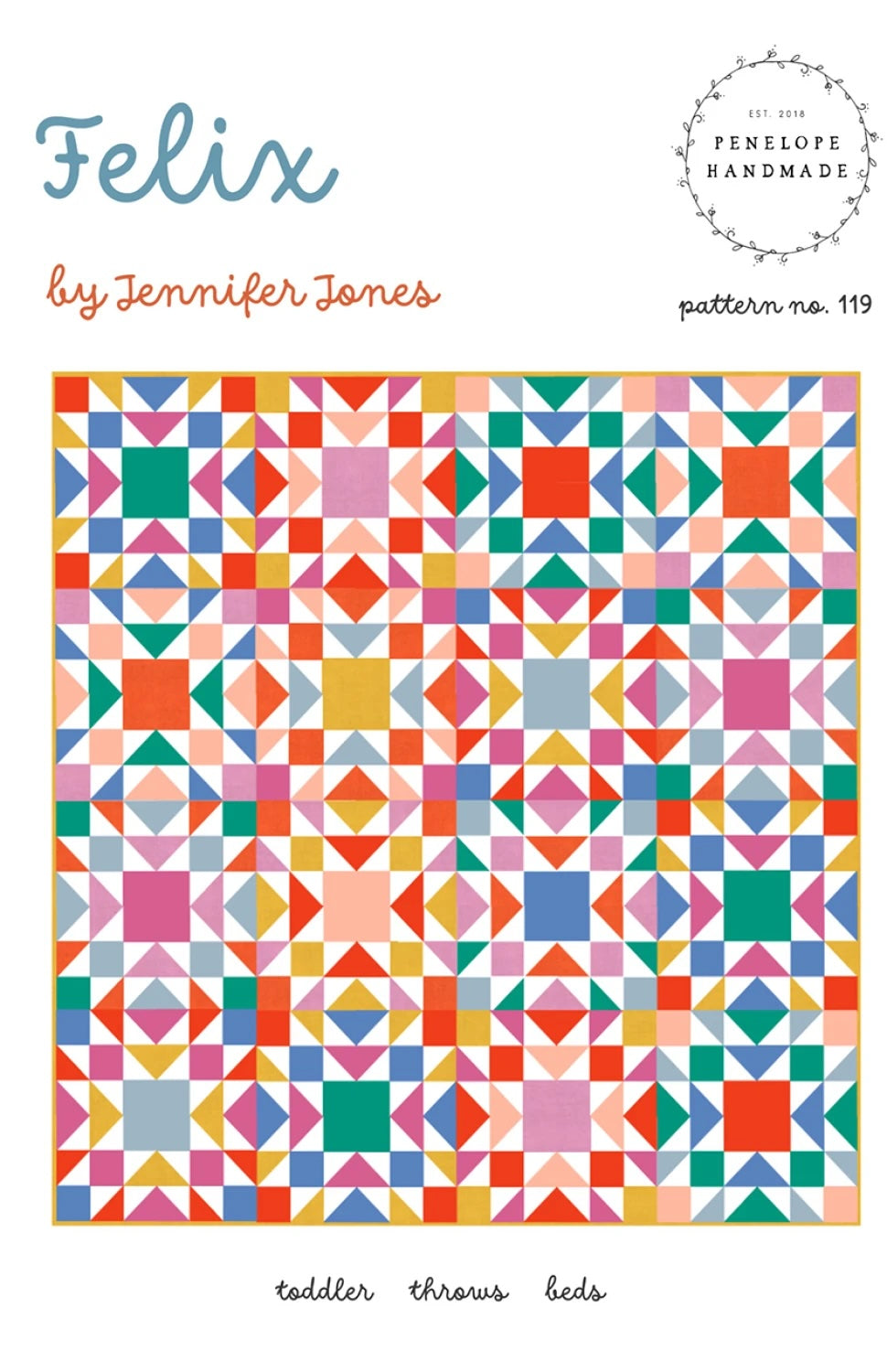 Felix Quilt - Printed Paper Pattern