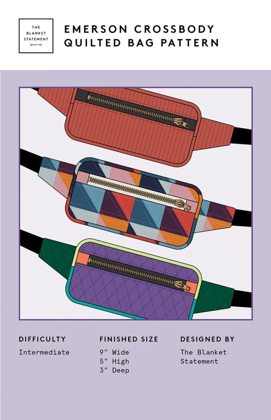 Emerson Crossbody Quilted Bag Pattern