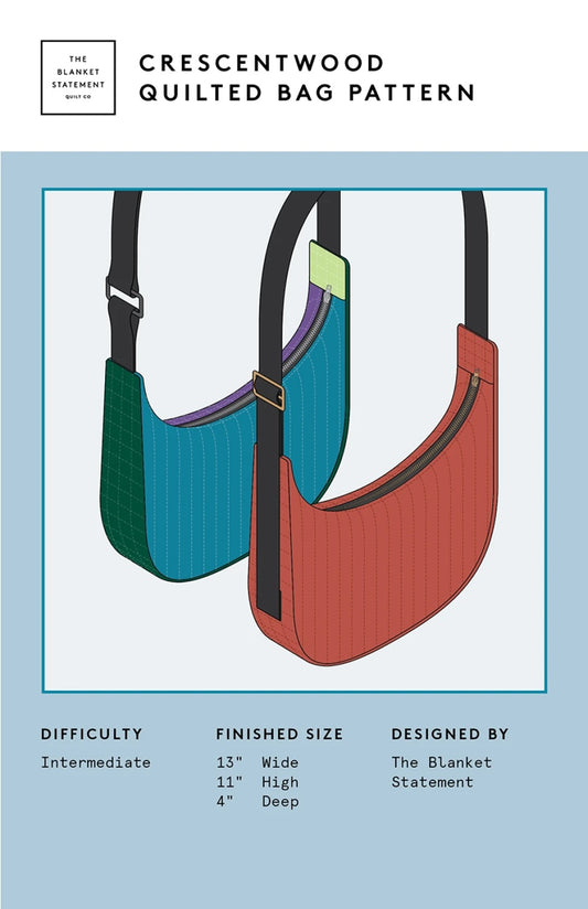 Crescentwood Crossbody Quilted Bag Pattern